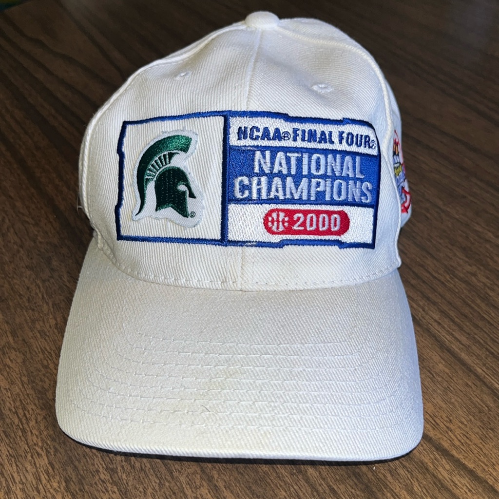Vintage Msu Ncaa 2000 Basketball Final Four National Champions Hat